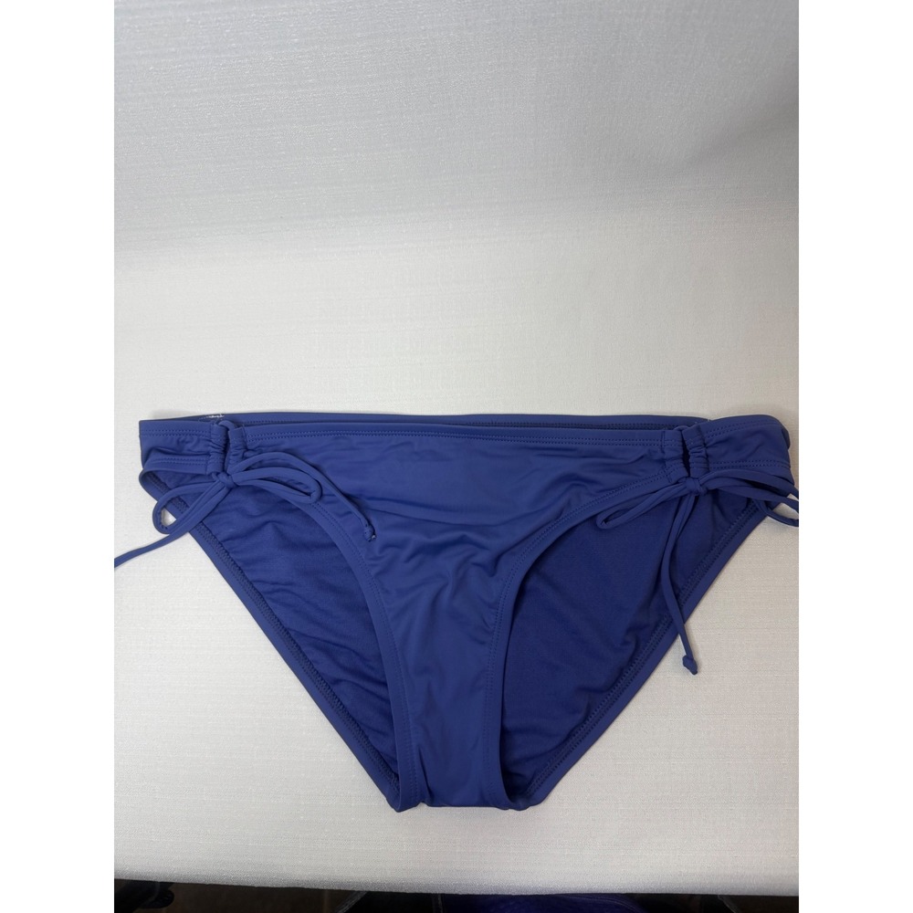 Hobie‎ Womens Blue Side Tie Bikini Bottoms Swimwear XL HS8Q095 BLB